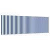 vidaXL Tenda Retrattile Blu e Bianco 400 x 200 cm