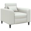 vidaXL Poltrona Bianco Similpelle