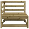 vidaXL Divano Angolare da Giardino 70x70x67 cm Legno Pino Impregnato