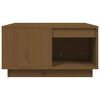 vidaXL Tavolino da Salotto ambra 60x61x32,5 cm Legno Massello di Pino
