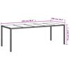 vidaXL Set da Pranzo da Giardino 9 pz con Cuscini in Polyrattan Grigio