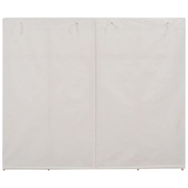 vidaXL Armadio Bianco 200x40x170 cm in Tessuto