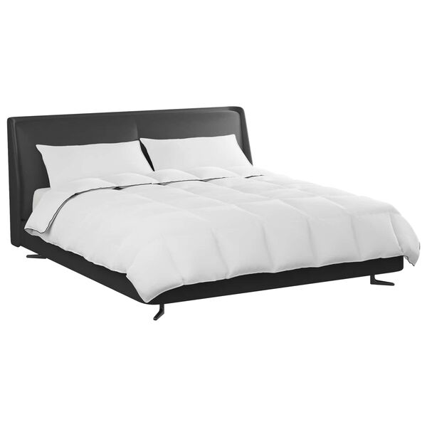 vidaXL Duvet Invernale con cuscino 3 pcs Bianco Piuma d'anatra