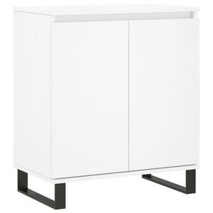 vidaXL Credenza Bianca 60x35x70 cm in Legno Multistrato