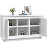 vidaXL Credenza Bianca 102x35x60 cm in Legno Multistrato
