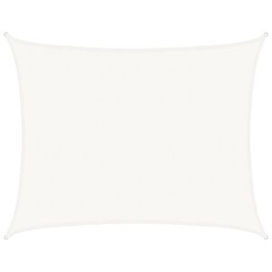 vidaXL Vela Parasole 160 g/m&sup2; Bianca 6x7 m in HDPE