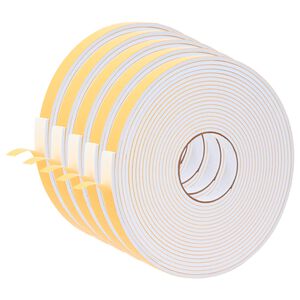 vidaXL Nastro adesivo in schiuma 5 pz Bianco 20mm x 10m Schiuma CR