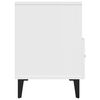 vidaXL Mobile Porta TV Bianco 80x36x50 cm in Legno Multistrato