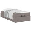 vidaXL Struttura letto con materasso con materasso 2 pcs Talpa Tessuto