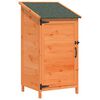 vidaXL Capanno da Giardino con tetto Marrone 59 x 56 x 113,5 cm