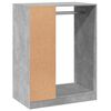 vidaXL Armadio Grigio Cemento 77x48x102 cm in Legno Multistrato