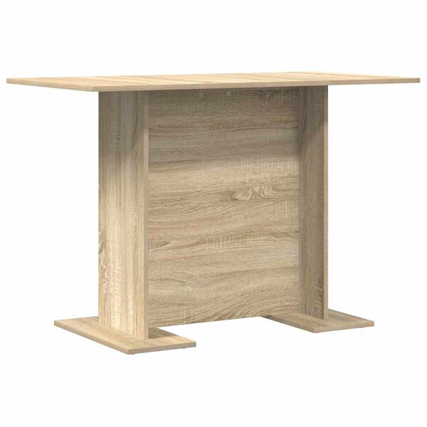 vidaXL Tavolo da pranzo Rovere Sonoma 110 x 60 x 75 cm