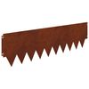 vidaXL Bordura per Prato 20 pz 103 x 30 cm Acciaio Ruggine