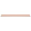 vidaXL Mensola sospesa 2 pcs Rosa 80 x 18 x 2,5 cm Acciaio