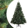 vidaXL Albero di Natale Artificiale con Rami Pieghevoli 120 cm