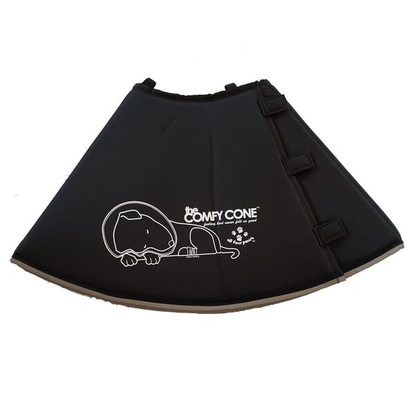 All Four Paws Collare Elettronico per Cani Comfy Cone XL 30 cm Nero