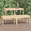 vidaXL Panca da Giardino 2 Posti 159,5x44x45 cm Legno Massello di Pino