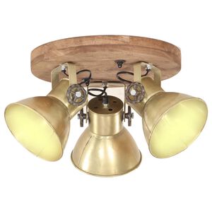 vidaXL Lampada a Sospensione Industriale 25 W Ottone 42x27 cm E27