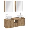 vidaXL Set di Armadi da Bagno 5 pcs Rovere Artigianale