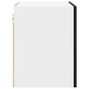 vidaXL Armadio pensile 2 pcs Rovere Nero e Bianco 40 x 31 x 40 cm