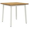 vidaXL Tavolo da pranzo quadrato 70 x 70 x 75 cm