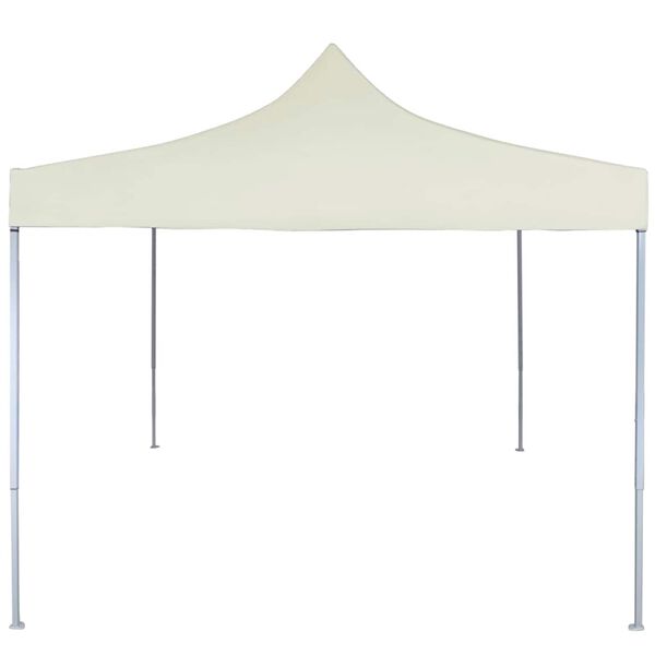vidaXL Tenda Pieghevole Crema 3 x 3 m