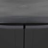 vidaXL Armadio da Esterno Nero 65x37x85 cm in PP