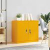 vidaXL Armadio Giallo senape 80 x 40 x 70 cm Acciaio