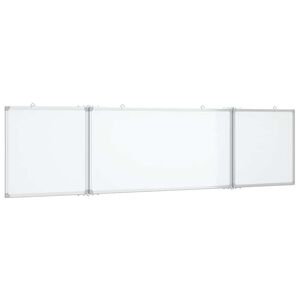 vidaXL Lavagna Magnetica Pieghevole 160x40x1,7 cm in Alluminio