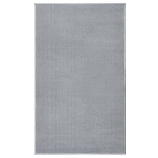 vidaXL Tappeto Lungo in BCF Grigio 100x150 cm