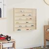 vidaXL Vetrina a muro Beige 60 x 8,5 x 54 cm Legno compensato