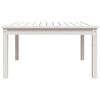 vidaXL Tavolo da Giardino Bianco 82,5x82,5x45cm Legno Massello di Pino