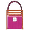 vidaXL Letto a Castello senza Materasso Rosa 75x190 cm Legno di Pino
