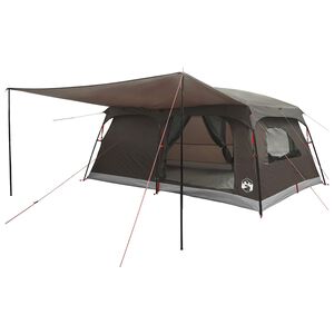 vidaXL Tenda Familiare con tetto Marrone Grigio 500 x 400 x 230 cm