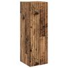 vidaXL Mobiletto da Bagno a Muro Legno antico 33 x 34,5 x 100 cm