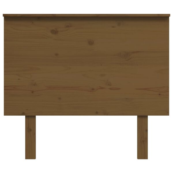 vidaXL Testiera per Letto ambra 94x6x82,5 cm in Legno Massello di Pino