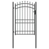 vidaXL Cancello della recinzione con punte EMMEN 200 x 100 cm