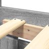 vidaXL Giroletto Testiera Grigio Sonoma 150x200 cm Legno Multistrato