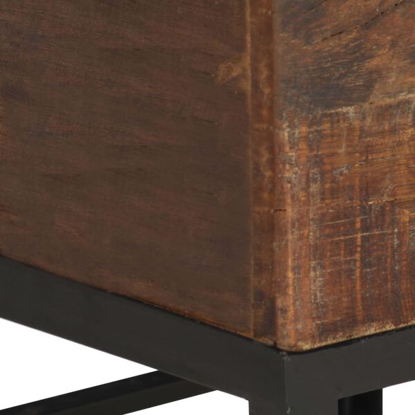 vidaXL Sgabello 35x35x40 cm in Legno Massello di Recupero