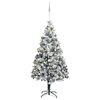 vidaXL Albero di Natale artificiale con 300 LED Bianco 180 cm