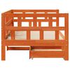 vidaXL Divano Letto con Cassetti senza Materasso 90x200 cm Legno
