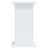 vidaXL Supporto per Piante Bianco 33x33x60 cm in Truciolato