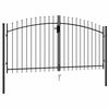 vidaXL Cancello per recinzione Woerden Doppia porta con punta superiore 299,5x199,5 cm