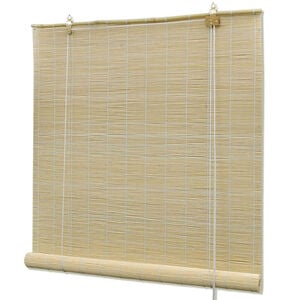 vidaXL Tenda Avvolgibile in Bamb&ugrave; 140x220 cm Naturale
