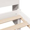 vidaXL Letto Libreria senza Materasso Bianca 90x200 cm Legno di Pino