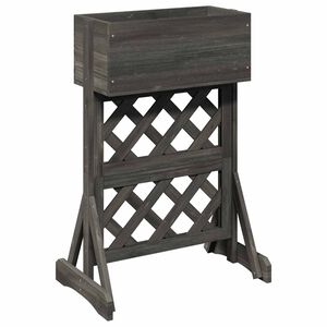 vidaXL Trellis da Giardino Verticale Grigio 48 x 30 x 70,5 cm