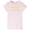 Maglietta da Bambina Rosa Tenue 140