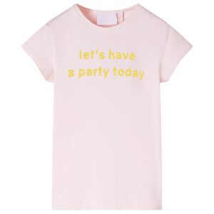 vidaXL Kids'T-shirt Soft Pink 140 Rosa 140