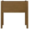 vidaXL Fioriere 2 pz Ambra 70x31x70 cm in Legno Massello di Pino