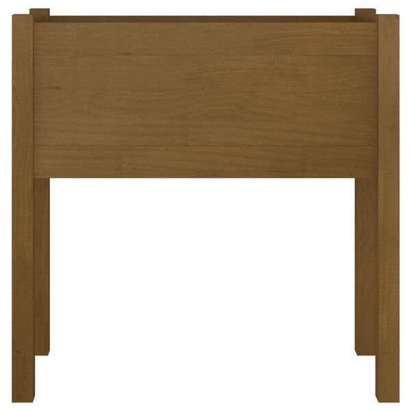 vidaXL Fioriere 2 pz Ambra 70x31x70 cm in Legno Massello di Pino